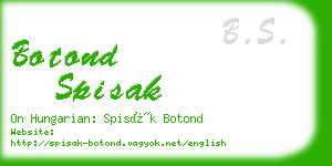 botond spisak business card